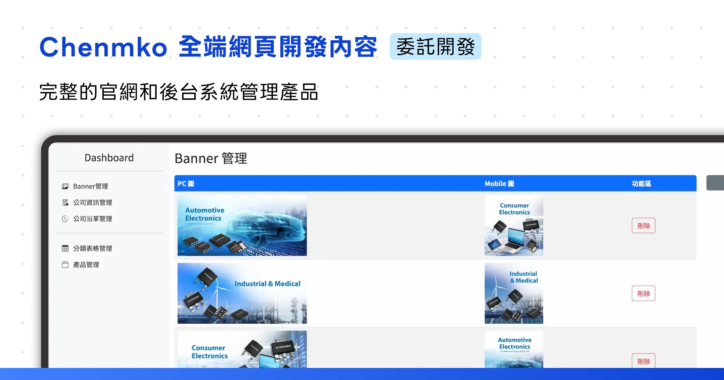 Chenmko 全端網頁開發