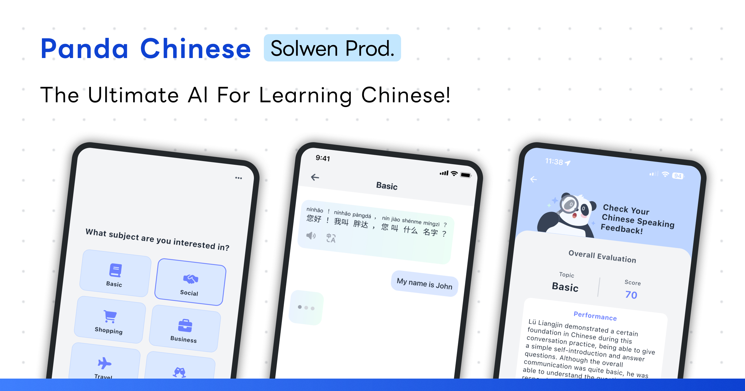 AI Chinese Speaking Practice System