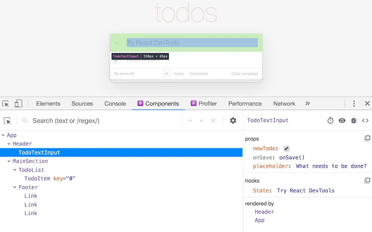React DevTools